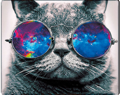 Ігрова поверхня Voltronic Cat With Glasses Mixcolor (YT36450)