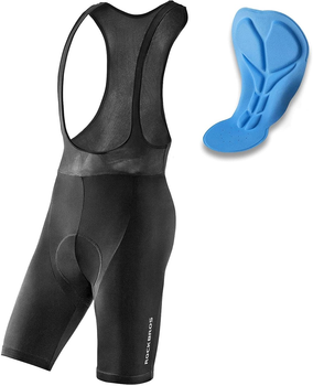 Krótkie spodenki RockBros Short Bib Shorts with L Insert Black (RK2002L)