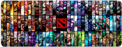 Игровая поверхность Voltronic Dota 2 Heroes28 OEM Mixcolor (YT36169)