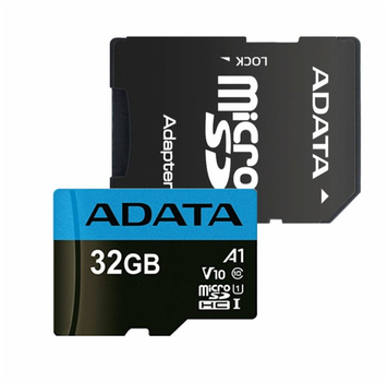 Карта пам'яті 32 GВ ADATA Premier A1 МicroSDHC UHS-I Сlass 10 з адаптером чорний