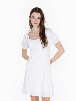 Платье короткое летнее женское Colin's CL1074556WHT L White (8684112725123)