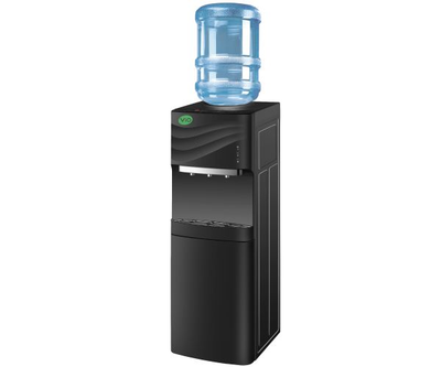 Кулер для воды напольный ViO Х903-FCC Black с компрессорным охлаждением и шкафчиком + стаканодержатель