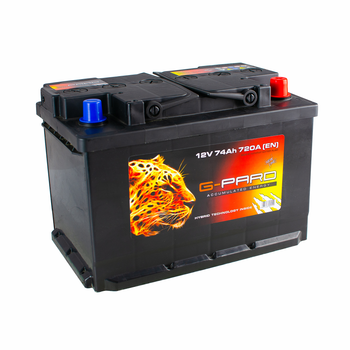 Аккумулятор G-Pard 74 Ah/12V "0" (+ справа)