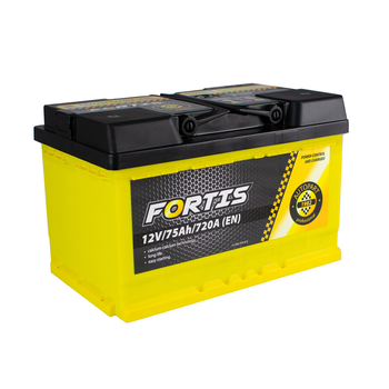 Аккумулятор Fortis 75 Ah/12V "0" (+ справа)
