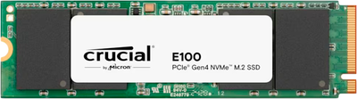 SSD диск Crucial E100 480GB M.2 2280 NVMe PCIe 4.0 x4 3D NAND QLC (CT480E100SSD8)