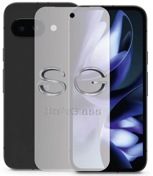 Бронепленка для Google Pixel 9a на экран износоустойчивая полиуретановая SoftGlass