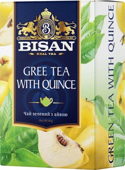 Чай Bisan Green Tea with Quince 80 г (400677486)