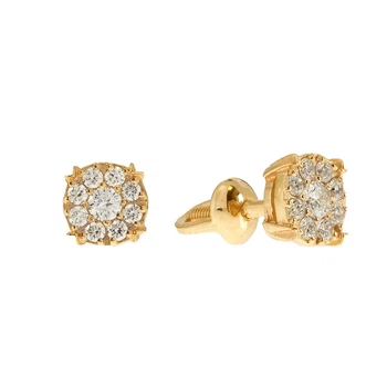 Серьги-пусеты Diamant С2860-д (557597)
