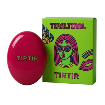 Стійкий тональний кушон TIRTIR Hot Pink Cushion 21N Ivory Tiraltiral Edition 18g