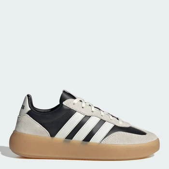 Жіночі кеди шкіряні низькі Adidas Barreda Decode Lux JR3530 38.5 (5.5UK) 24 см Cblack/Owhite/Gum3 (4068801595763)