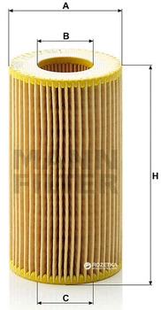 Фильтрующий элемент масляного фильтра MANN-FILTER HU 718/1k