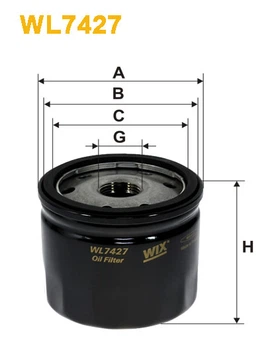 Фільтр оливний WIX WL7427 - FN OP643/4 (WL7427)