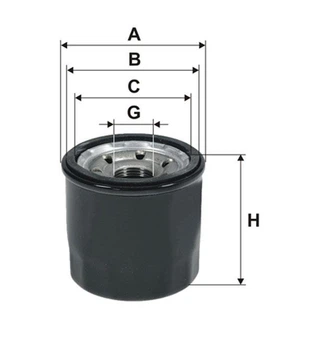 Фільтр оливи Mazda 3 (BM), 6 (GJ), CX-5 Wix Filters (WL7517) WIX Filters (WL7517)