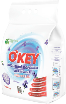 Кисневий порошок O'key Universal Лаванда 1.5 кг (4820049384673)