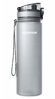 Butelka filtrująca na wodę Aquaphor City 800 ml Szara (4744131019536)