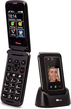 Телефон 2.8" TTfone Titan TT950 / 0.5/4Gb / 3G / FM / Камера 5Мп / 1300мАч / Кнопка поддержки / Android 8.1 / Английский язык / Black