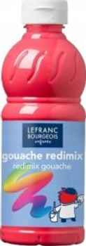 Farba LeFranc & Bourgeois Redimix fluorescencyjny różowy 500 ml (3013641880228)