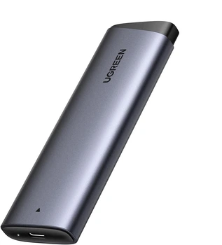 Зовнішня кишеня Ugreen CM767 10Gbps M.2 NVMe to USB 3.2/Type-C Grey (35267)