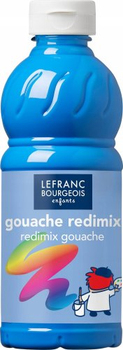 Farba LeFranc & Bourgeois Redimix fluorescencyjny niebieski 500 ml (3013641880204)