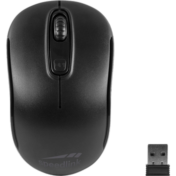 Мишка бездротова оптична SpeedLink Ceptica 1600dpi на батарейках Black (SL-630013-BKBK)