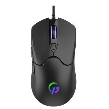 Миша дротова GamePro GM355 оптична 800-7200dpi з RGB-підсвічуванням Black