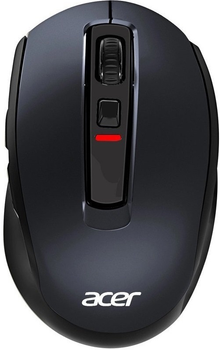 Миша комп'ютерна Acer OMR070 бездротове підключення USB 2.4 ГГц, Bluetooth 1600 dpi Чорний (ZL.MCEEE.02F)
