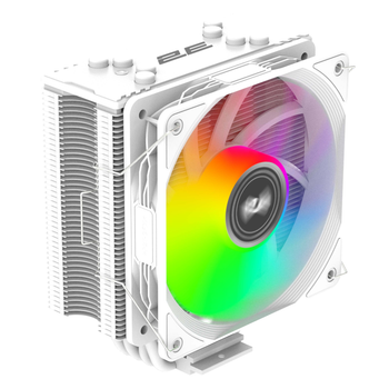 Кулер для процесора 2E GAMING Air Cool вентилятор 1 шт з підсвічуванням 120 мм 4-pin Білий (2E-ACN120W-ARGB)