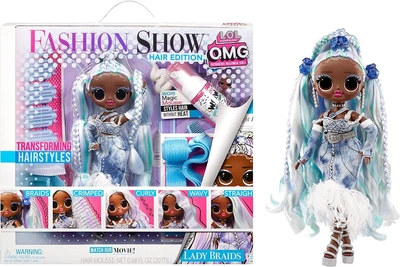 Лялька ЛОЛ ОМГ Леді Брейдс Модна зачіска LOL OMG Lady Braids Fashion Show Surprise MGA