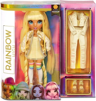 Лялька Рейнбоу Хай Санні Медісон Rainbow High Sunny Madison Yellow Clothes Жовта MGA