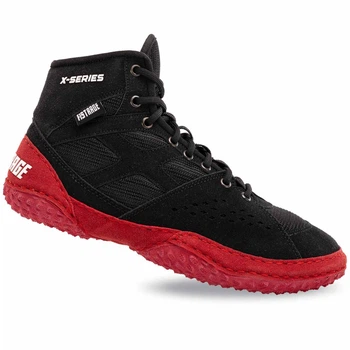 Борцовки замшевые Fistrage X-Series 4569 размер 36 Black-Red