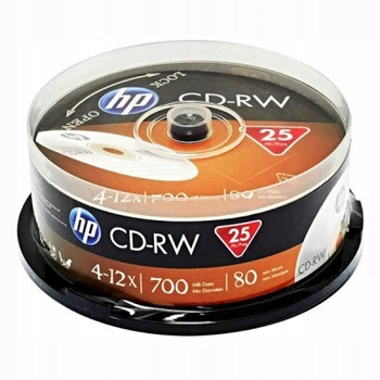 Диск HP CD-RW 25 шт.