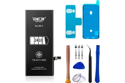 Усиленный аккумулятор DEJI (2410 mAh) для iPhone 7 (4.7) + Набор инструментов High Copy
