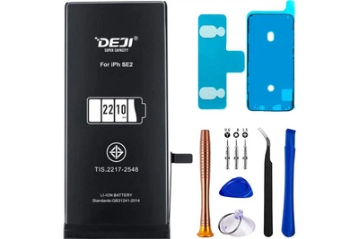 Усиленный аккумулятор DEJI (2210 mAh) для iPhone SE2 (2020) + Набор инструментов High Copy