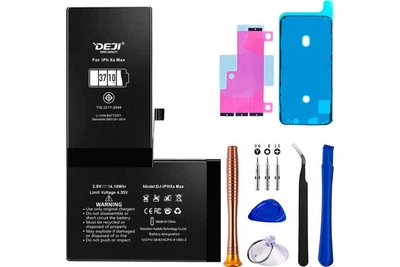 Усиленный аккумулятор DEJI (3710 mAh) для iPhone Xs Max + Набор инструментов High Copy