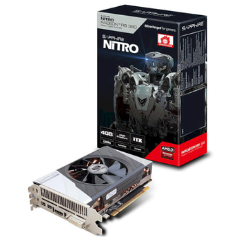 Відеокарта SAPPHIRE Radeon R9 380 4GB GDDR5 256-bit Nitro ITX OC (11242-14:6) Б/в