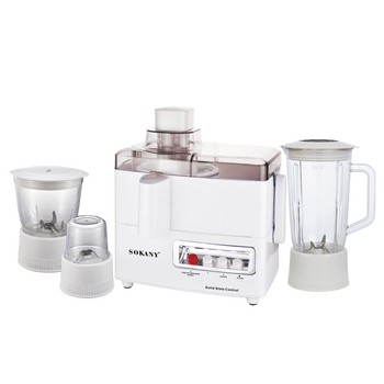 Кухонний комбайн 4 в 1 Sokany SK-03029 з соковижималкою Білий