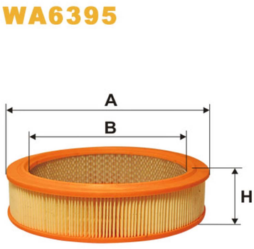 Фильтр воздушный ВАЗ 2101 WIX Filters Fiat, FSD Nysa, FSO Fiat 125P, Polonez, Lada 2101, 2102, 2103, 2104, 2105, 2106, 2107, 2110, 2111, Forma, Niva, Oka, Samara, Samara 2, Moskvitch, Tarpan, Zaz (3A3) Tavria, Zuk (WA6395-12)