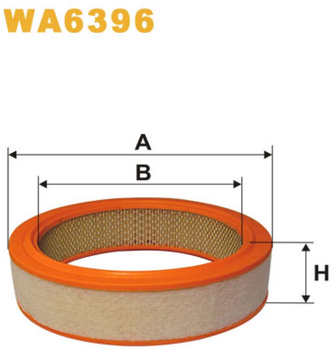 Фильтр воздушный WIX Filters ВАЗ 2101, LADA (WA6396-12)