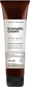 Живильна тонувальна маска НЕЙТРАЛЬНИЙ NOOK KROMATIC CREAM Nourishing Color Mask White Gloss 150 мл