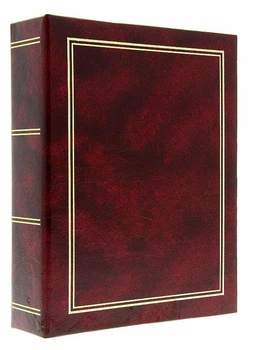 Альбом на 100 фотографий 10*15 см с черными страницами Gedeon DPH46100 CLASSIC BURGUNDY(B)