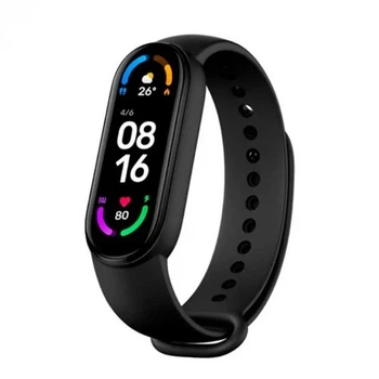 Трекер фітнес браслет Smart Band M6 Black із функцією моніторингу здоров'я
