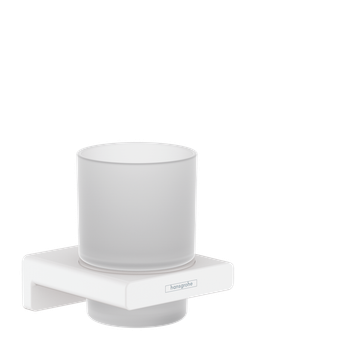 Склянка для зубних щіток hansgrohe AddStoris 41749700 білий матовий