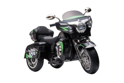 Motor na akumulator dla dzieci Lean Toys Goldwing NEL-R1800GS Trójkołowy Czarny (5904665995181)