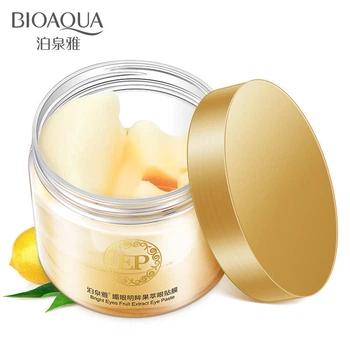Патчи для кожи вокруг глаз с экстрактами лимона и гамамелиса Bioaqua Bright Eyes Fruit Extract 120г/60шт