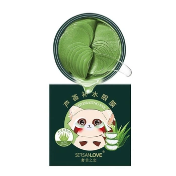 Гідрогелеві патчі під очі з екстрактом алое вера Sersanlove Aloe Rehydrating Eye Mask, 90 г/60 шт.