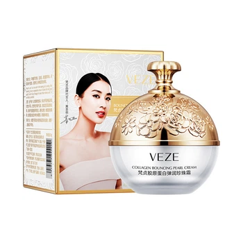 Крем для лица с коллагеном и жемчугом Etae Veze Collagen Bouncing Pearl Cream 30г