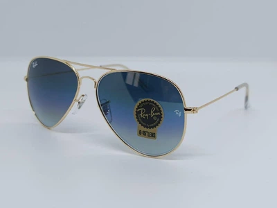 Солнцезащитные Очки RB Aviator 3026 Gold Grad Линза Стекло