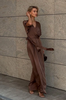 Сукня Jadone Fashion Розалія M шоколад