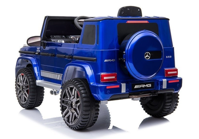 Електромобіль для дітей Lean Toys Mercedes G63 AMG лакований Синій (5902808158929)