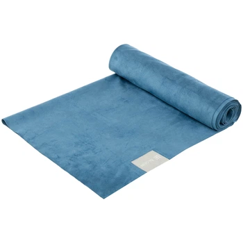 Килимок рушник для йоги нековзний BLOOM SPORTS TOWEL LB7090 синій